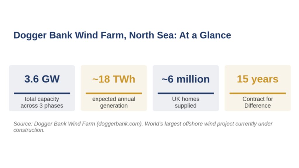dogger band wind farm north sea