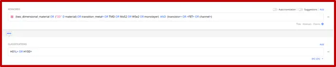 Figure 3_Classification-plus-keyword query for TMD_2D-material FETs